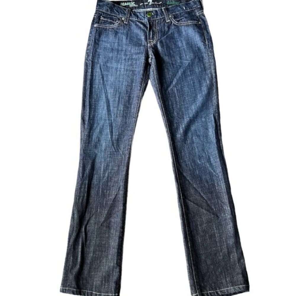 7 For All Mankind Blue mid rise Bootcut Jeans. Size 26